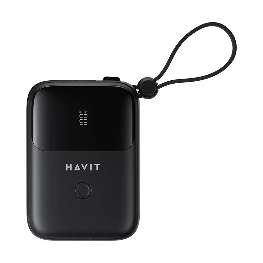 Havit PB5215 10000mAh Power Bank with LED Display and Lightning Cable