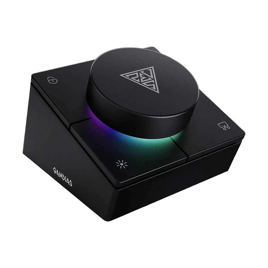 GAMDIAS Mercury P1-1500 USB-C Hub with HDMI, LAN & Card Slots, Black