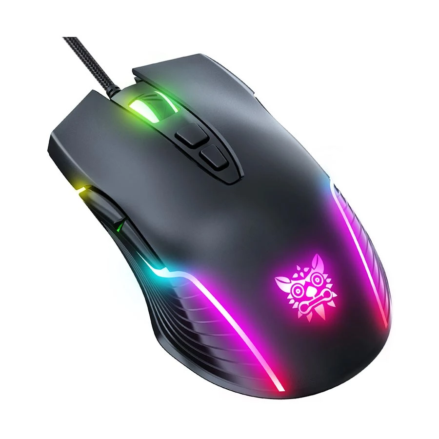 Onikuma CW905 RGB Wired Black Gaming Mouse