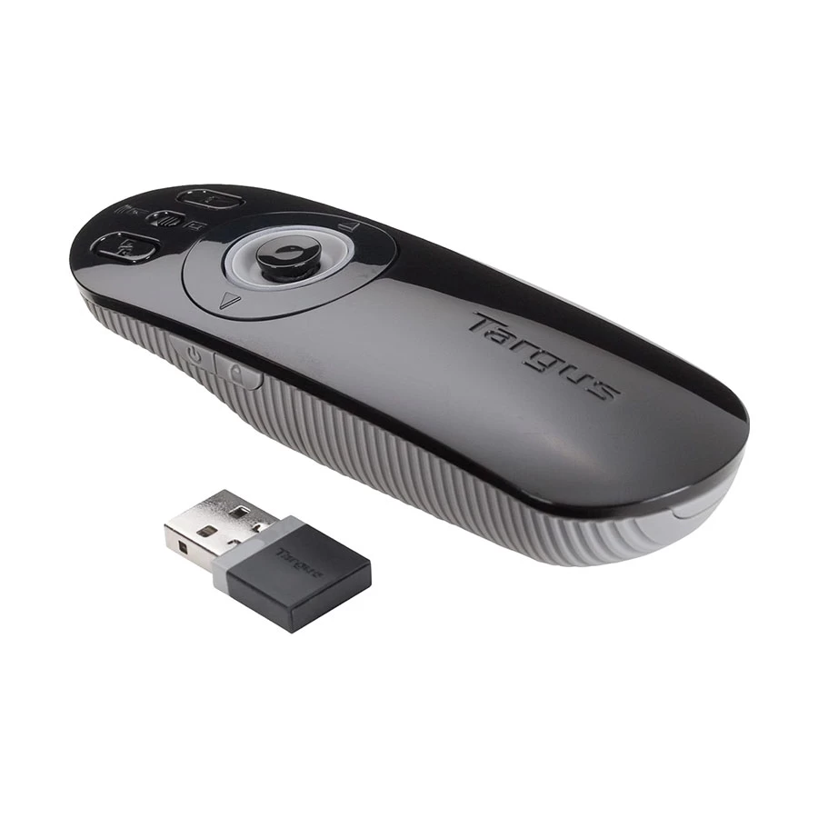 Targus AMP09AP-71 Wireless USB Presenter with Red Laser Pointer Black