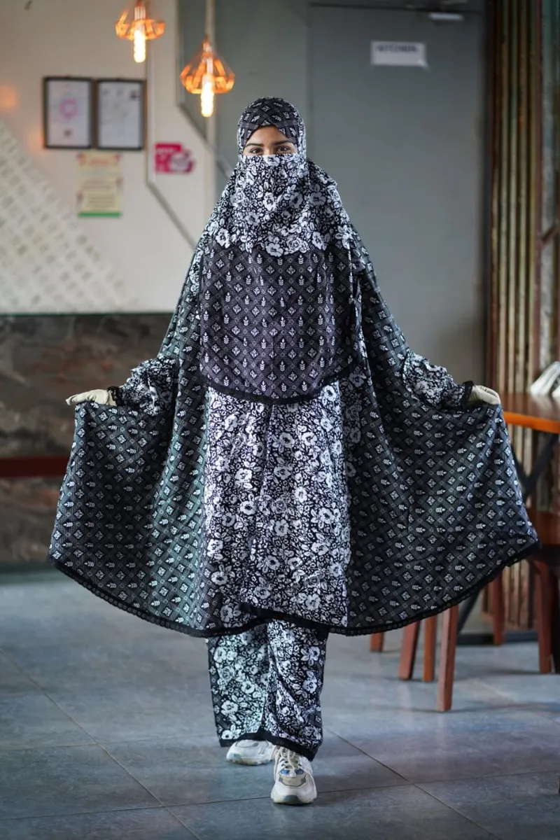 খিমার, নিকাব ও পালাজো সেট, নরম লিনেন, 6 রং