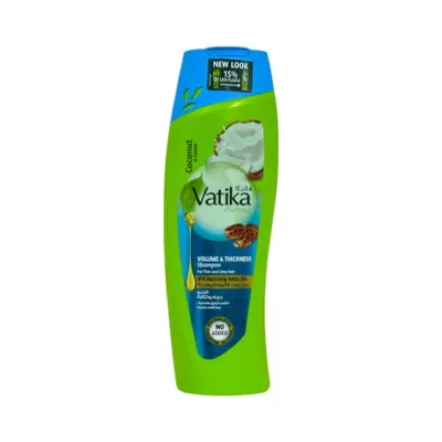 Vatika নারিকেল ও ক্যাস্টর Volume & Thickness শ্যাম্পু 400 মিলি