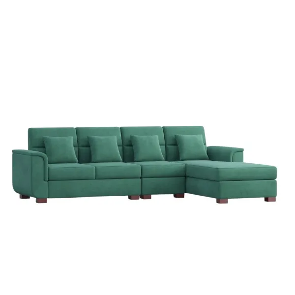 Regal Paris L শেপ সোফা সেট SDC-365-3-1-20 (Fabric-2156)