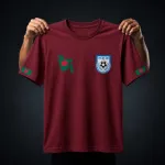 Bangladesh Football Edition ড্রপ-শোল্ডার কটন টি-শার্ট (180 GSM)