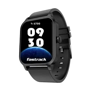 Fastrack Reflex Rave FX কালো ব্লুটুথ কলিং স্মার্ট ওয়াচ