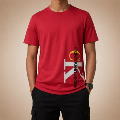Export Brand সামার টি-শার্ট - লাল
