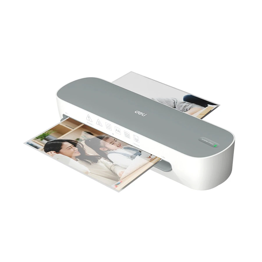 Deli ET111 A4 White and Gray Laminating Machine