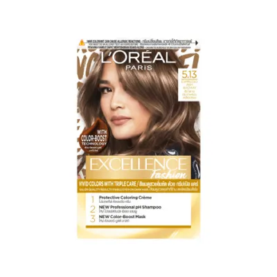 L'Oreal Excellence হেয়ার কালার - 5.13 Espresso Ash Brown (অ্যাশ ব্রাউন শেড)