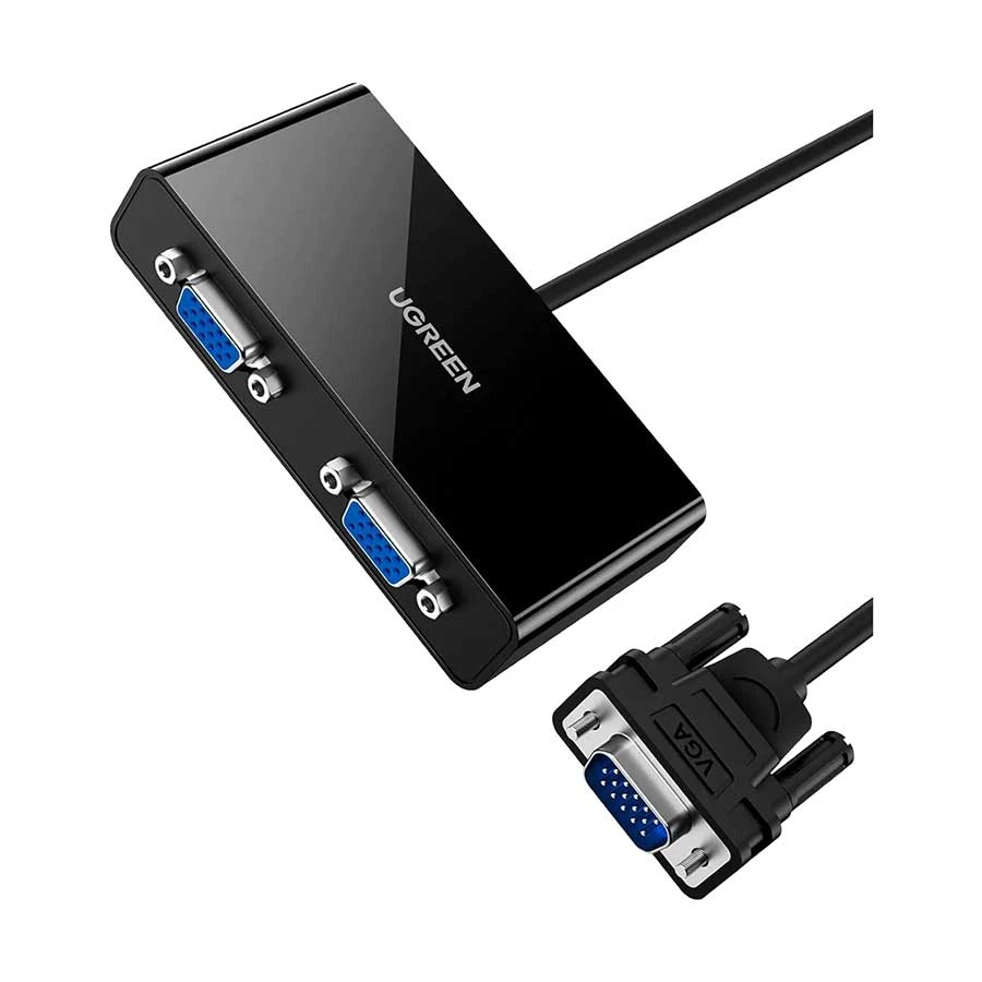 UGREEN 40254 20918 VGA Male to Dual Female Splitter, 1 In 2 Out