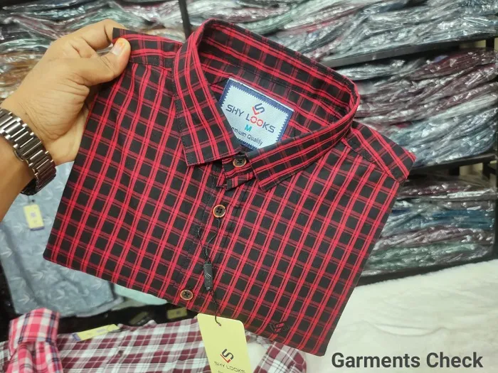 Men's Slim Fit Pure Cotton Check Shirt, Full Sleeve, 6 Colours