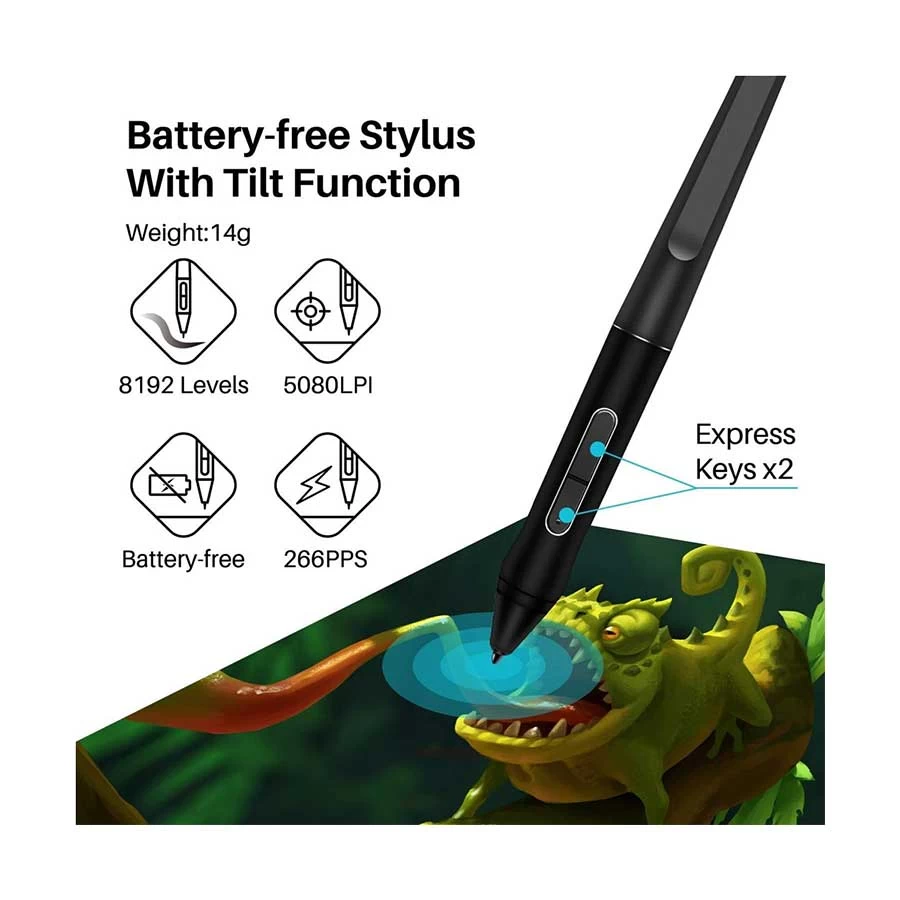 Huion Kamvas Pro 12 11.6 Inch FHD Pen Display Drawing Tablet