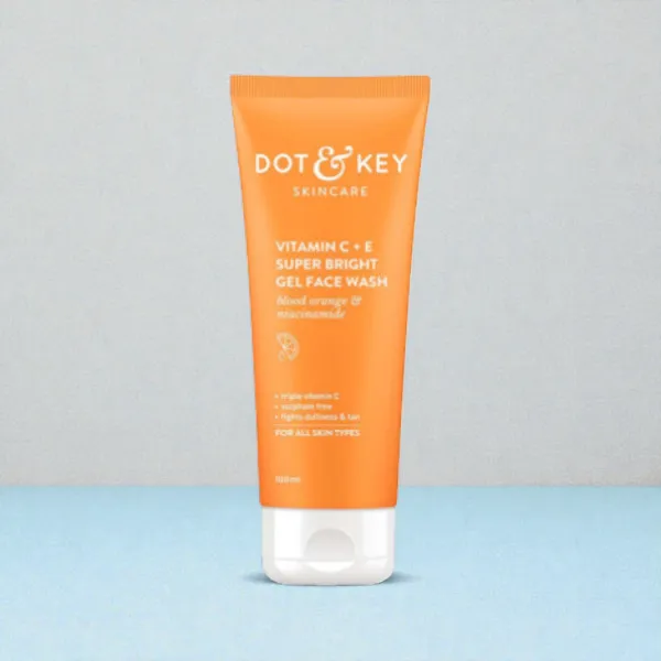 Dot & Key Vitamin C+E Super Bright জেল ফেস ওয়াশ 100ml
