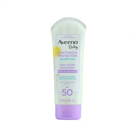 Aveeno Baby Continuous Protection জিঙ্ক অক্সাইড SPF50 সানস্ক্রিন 88ml
