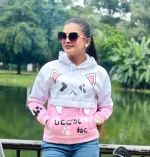 Women's Cotton Fleece Winter Hoodie, 300 GSM, 3 Colours