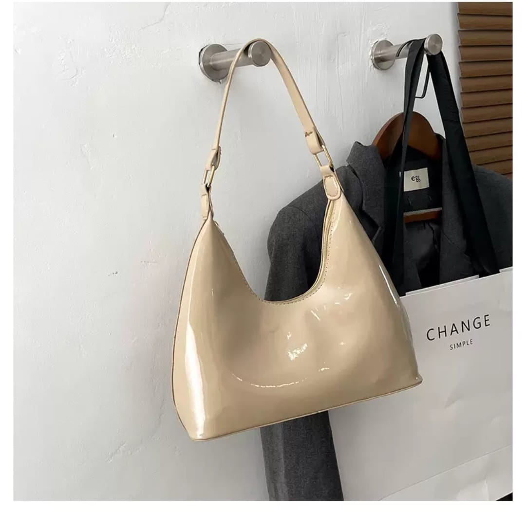 Women's Glossy Finish Bag in 3 Colour Choices
