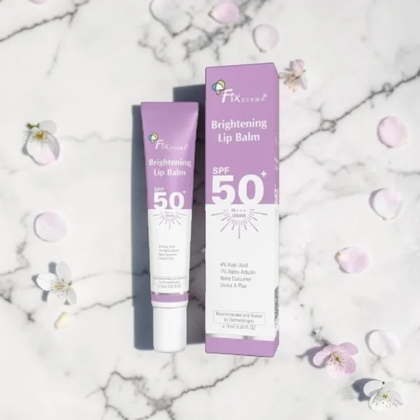 Fixderma ব্রাইটেনিং লিপ বাম SPF 50+ PA+++ 15 মিলি