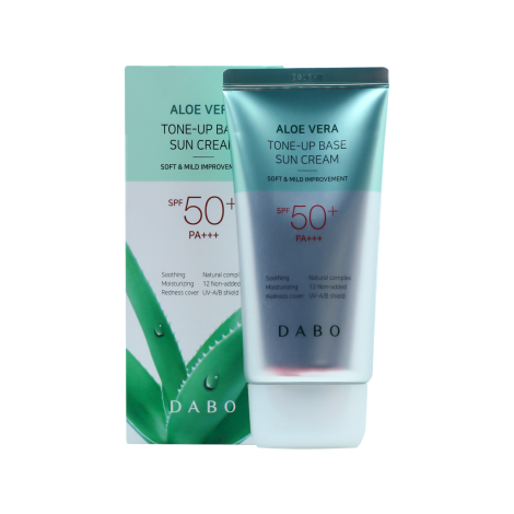 Dabo Aloe Vera Tone Up Base Sun Cream SPF50 70ml (Korea)