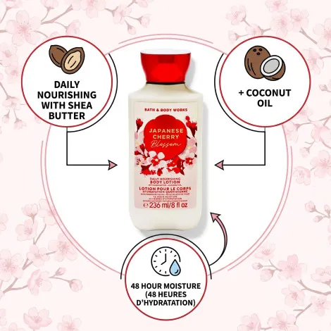 Bath & Body Works জাপানিজ চেরি ব্লসম বডি লোশন 236ml