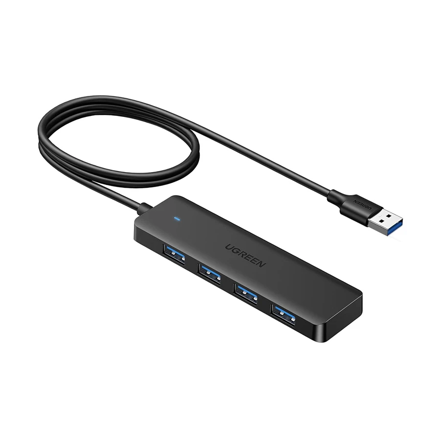 UGREEN CM219 35574 USB to 4-Port USB Hub 5Gbps 1 Meter Black
