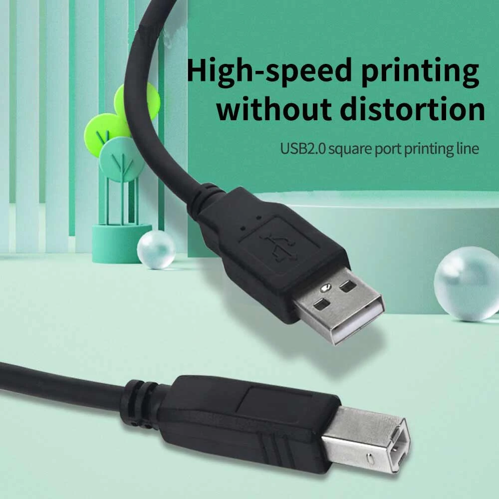 Yuanxin YUX-009 USB Type-A to Type-B Printer Cable 1.5 Meter Black