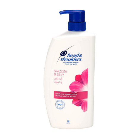 Head & Shoulders Smooth & Silky Anti-Dandruff Shampoo 1000ml (Saudi Arabia)
