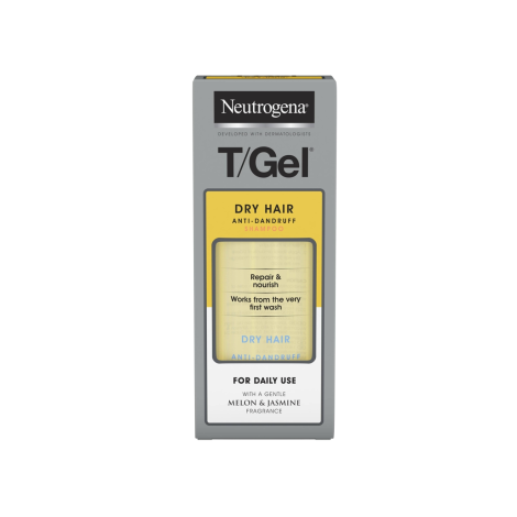Neutrogena T/Gel অ্যান্টি ড্যানড্রাফ শ্যাম্পু, শুষ্ক চুলের জন্য 150ml