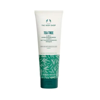 The Body Shop Tea Tree 3-in-1 ওয়াশ, স্ক্রাব ও মাস্ক 125ml