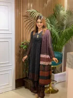 জর্জেট ডিজিটাল প্রিন্ট থ্রি পিস, ইনার সহ পান্ট, M থেকে XXL