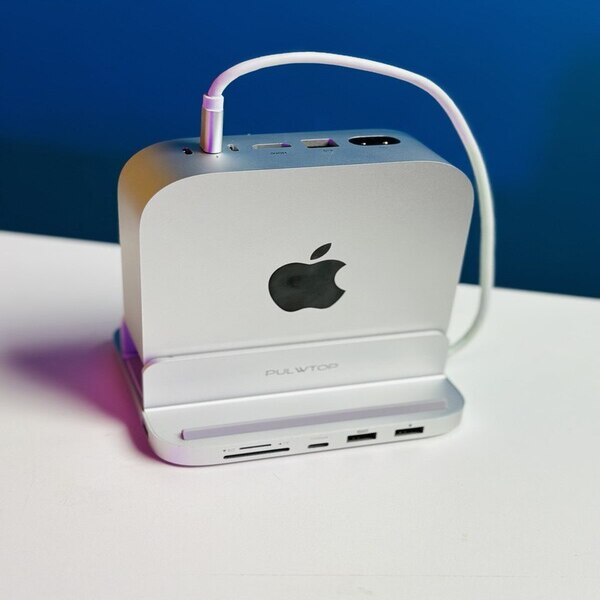 PULWTOP BS212D 9-in-1 Mac mini M4 ডক, SSD এনক্লোজার, HDMI 4K ও USB-C 10Gbps (SSD সঙ্গে দেওয়া নেই)