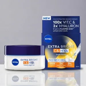 Nivea Extra Bright C ও Hya ভিটামিন নাইট জেল 50ml