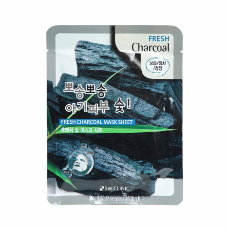 3W ক্লিনিক ফ্রেশ চারকোল মাস্ক শীট ২৩গ্রাম (Korea)