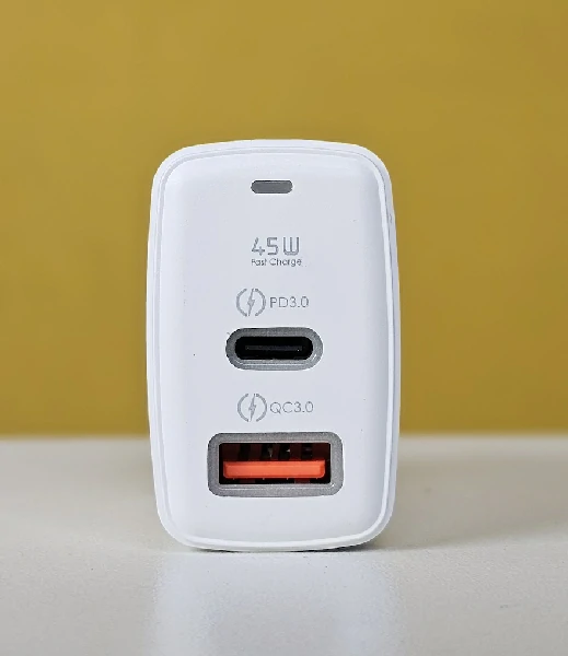 GearUP GP007 45W ফাস্ট চার্জিং PD 3.0 + QC 3.0 USB ওয়াল চার্জার