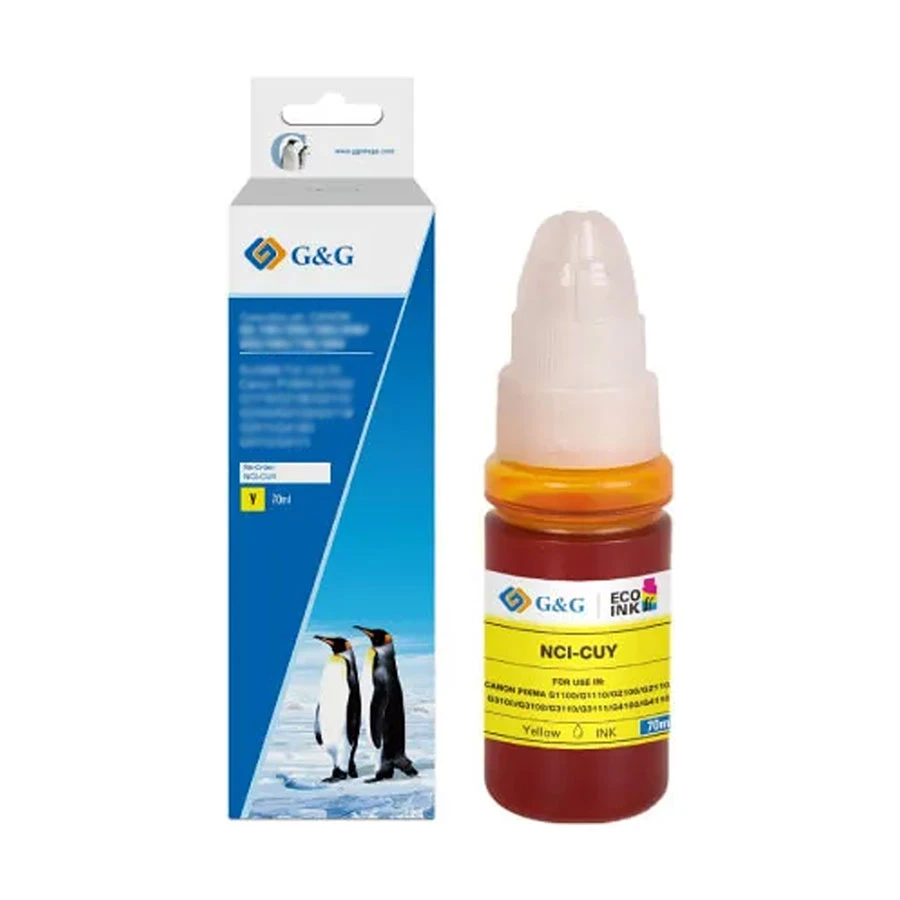 G&G GI-790 70ml Yellow Ink Bottle