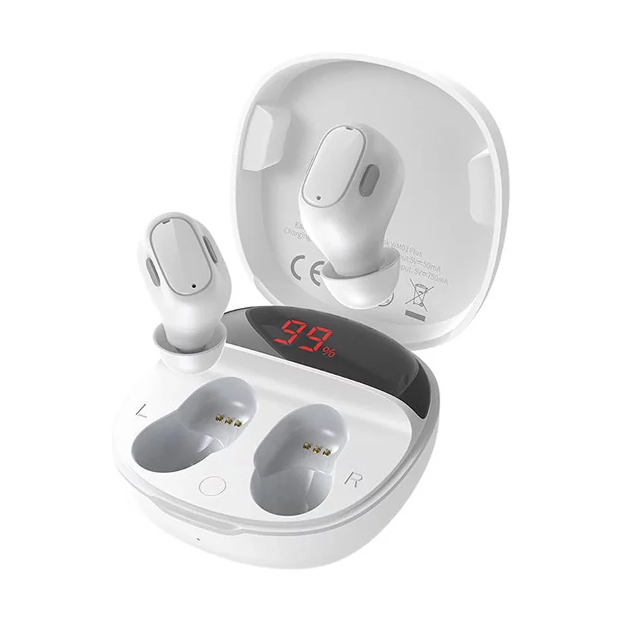 Baseus Encok WM01 Plus White TWS Bluetooth Earbuds