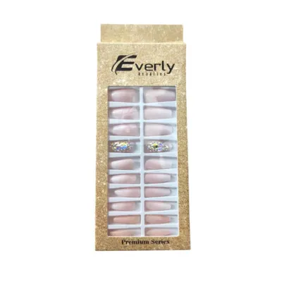 Everly ন্যাচারাল ফেক নেইল 24 পিস - L110