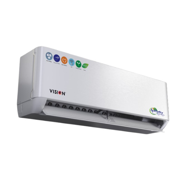 Vision 1.5 টন হট অ্যান্ড কুল WiFi ইনভার্টার এসি VSN-18K-HCWiFi-INV410 4D Ultra