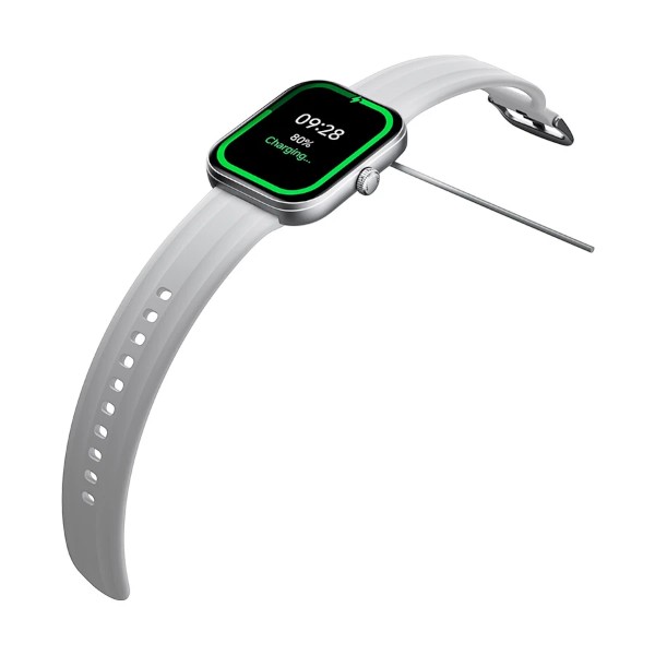 Haylou Watch Faro Silver Bluetooth Calling Smart Watch
