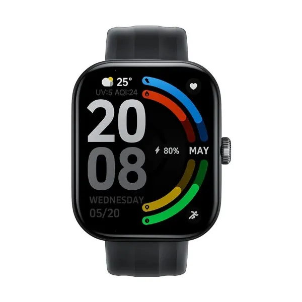 Haylou Watch Faro ব্লুটুথ কলিং স্মার্ট ওয়াচ ব্ল্যাক