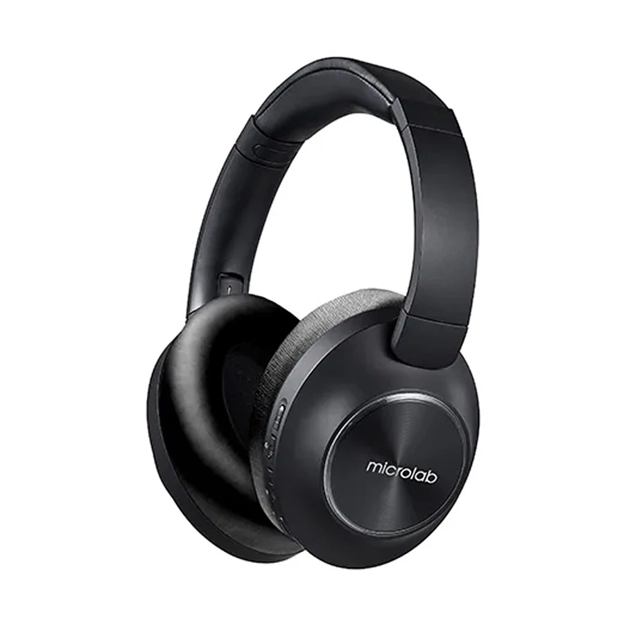 Microlab ANC H10 Active Noise Cancellation Bluetooth Black Headphone
