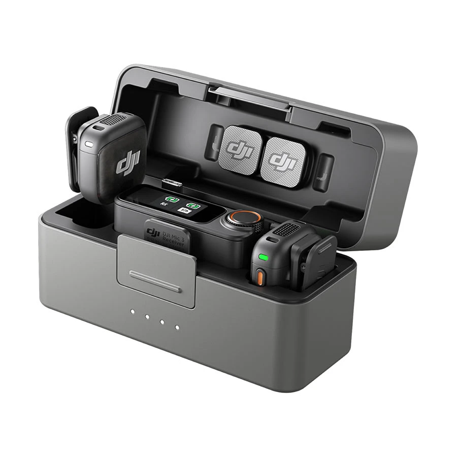 DJI Mic 3 Wireless Microphone (2 TX + 1 RX + Charging Case)