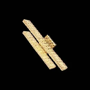 Qulik ডুয়াল ডায়াগোনাল ক্রিস্টাল ওয়াল ল্যাম্প (QL-D88014-B-150-450)