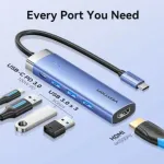 Vention 5-in-1 USB-C ডকিং স্টেশন TGESB