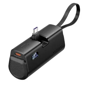 Vention 4800mAh পাওয়ার ব্যাংক 22.5W – কালো