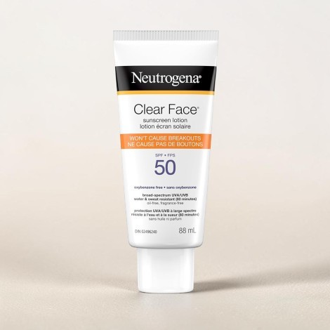 Neutrogena Clear Face Sunscreen Lotion SPF 50 88ml (Canada)