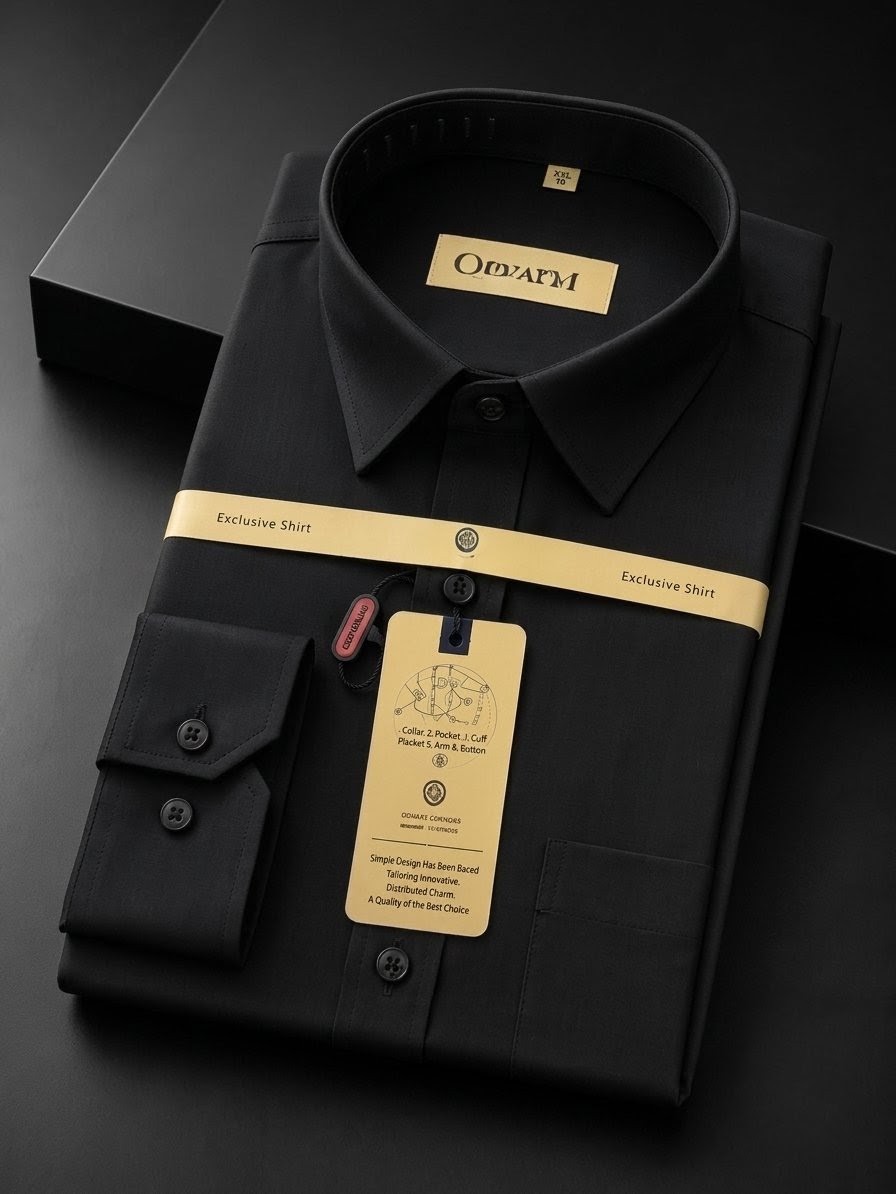 Men's Formal Shirt in Pure Cotton, Chest 42 to 48 Inch