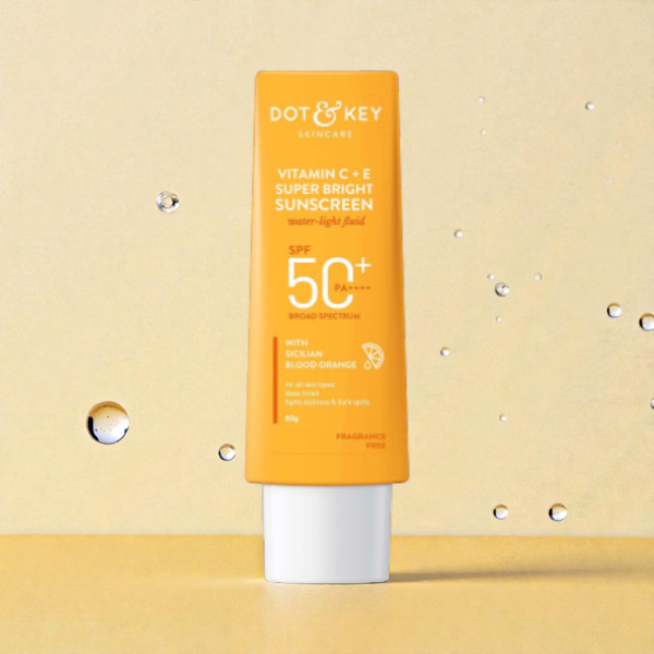 Dot & Key Vitamin C + E সুপার ব্রাইট সানস্ক্রিন SPF50+ PA++++ 80g