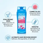 Finesse Restore + Strengthen ময়েশ্চারাইজিং 2in1 শ্যাম্পু + কন্ডিশনার 384ml