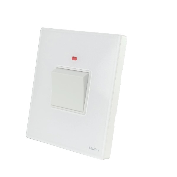 Belamy White Blank Plate | BE-160-SW