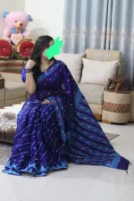 Screen Printed Half Silk Saree for Women, 12 Haath, 6 Colours