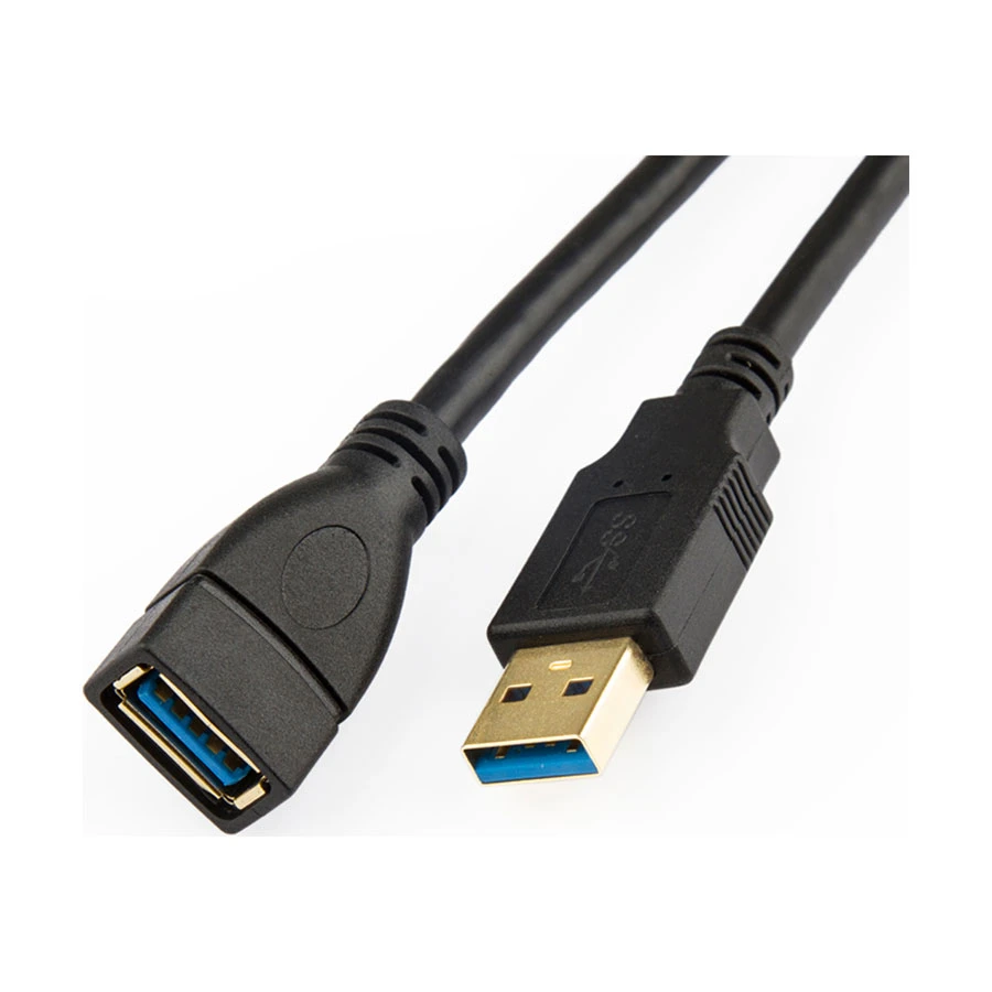 Yuanxin YUX-010 USB Male to Female Extension Cable 3 Meter Black